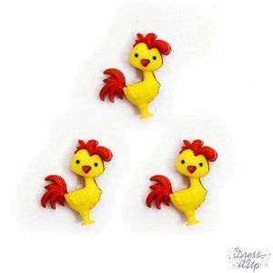Chicken- Dress It Up Buttons - Jesse James